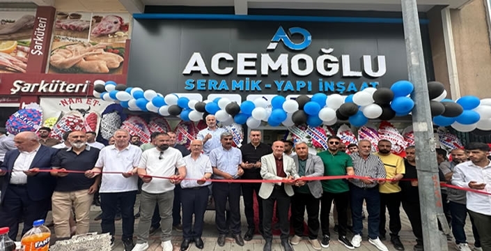 Acemoğlu Seramik Yapı İnşaat Muş’ta Hizmete Açıldı