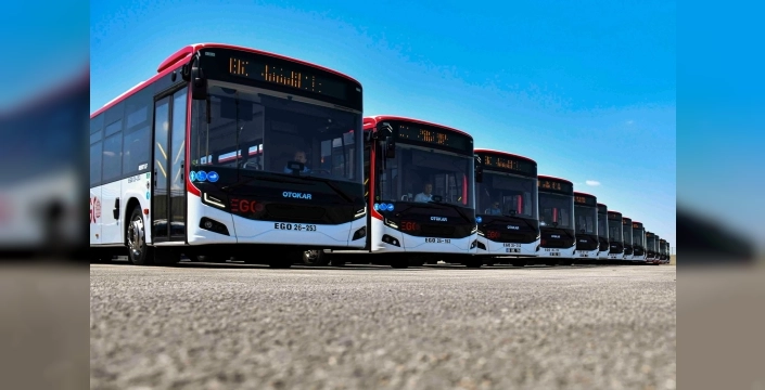 Ankara yollarına 20 yeni EGO otobüsü katıldı, halkın konforu artıyor