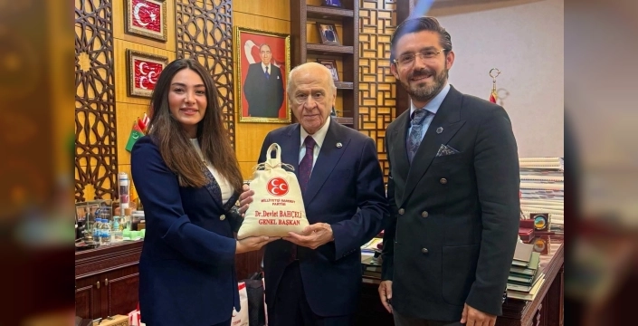 Bahçeli'ye İpsala pirinci hediye edildi