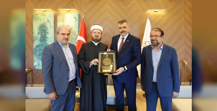 Bakan Çiftçi, İslam dünyasının önde gelen isimlerinden Karadaği'yi ağırladı