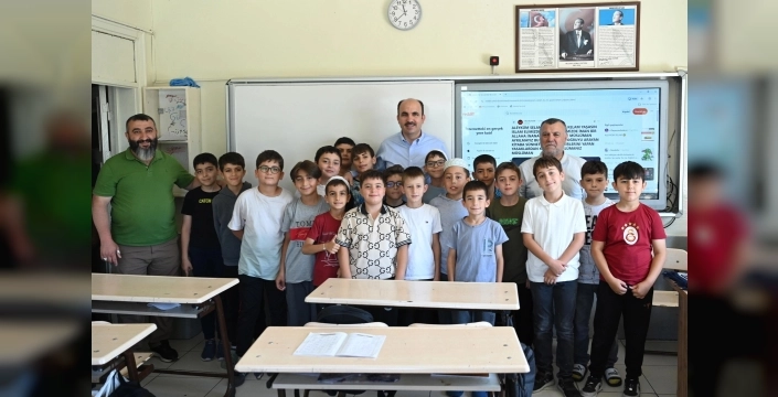 Başkan Altay, hafızlık eğitimi alan gençlerle buluştu: