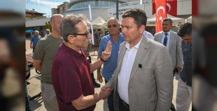 Başkan Aydın, Demirtaş'ta mahalle buluşması düzenledi