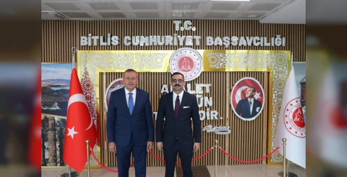 Bitlis Cumhuriyet Başsavcısı Kandemir'e hayırlı olsun ziyareti