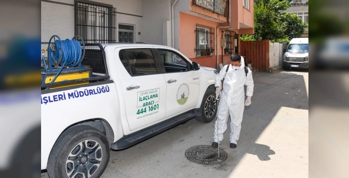 Bursa Osmangazi'de haşereyle mücadelede hızlı müdahale