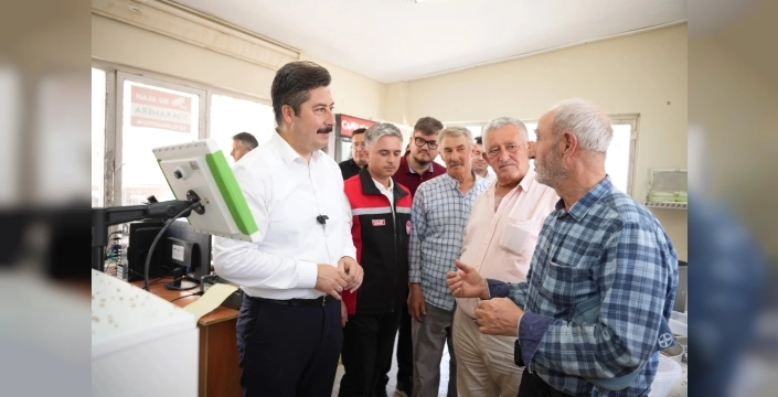 Bursa Yenişehir'de buğday alım süreci başladı