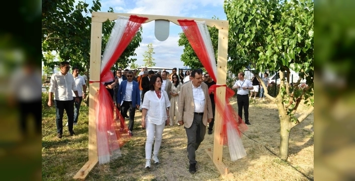 Büyükelçiler ATA Çiftliği'nde buluştu, dut hasadına katıldı
