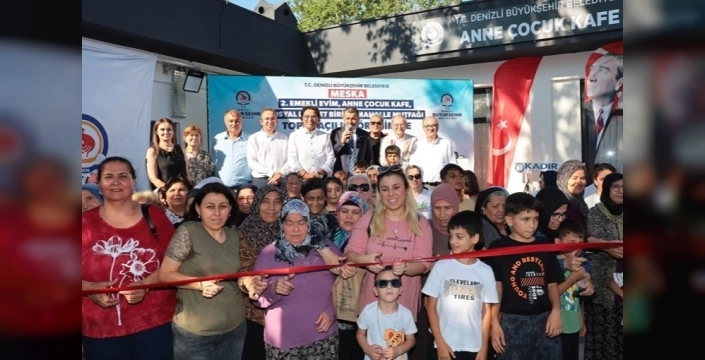Denizli'de atıl alanlar 'iyilik merkezlerine' dönüştü: Meska Sosyal Tesisi hizmete açıldı