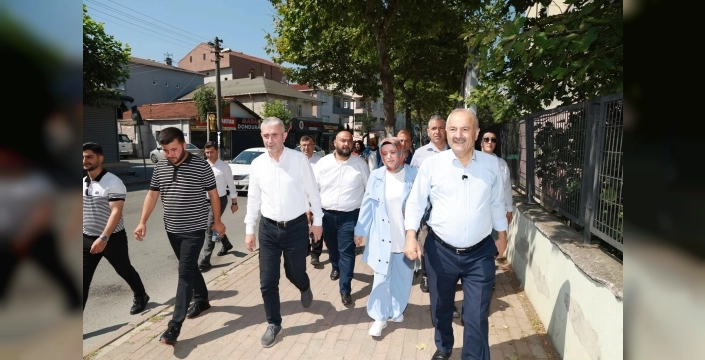 Gebze'de esnaf nabzı tutuldu: Başkan Büyükgöz Arapçeşme'deydi