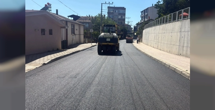 Gebze'de Pelitli Mahallesi'nde asfalt çalışması tamamlandı