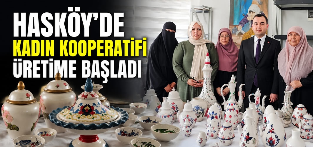 Hasköy'de Kadın Kooperatifi Üretime Başladı