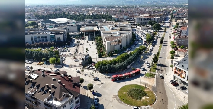 İnegöl'de metrobüs için ilk test sürüşü gerçekleştirildi