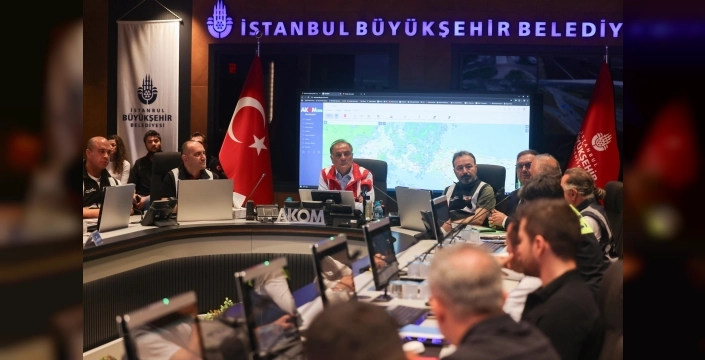 İstanbul'da sağanak yağış için teyakkuz hali sürüyor