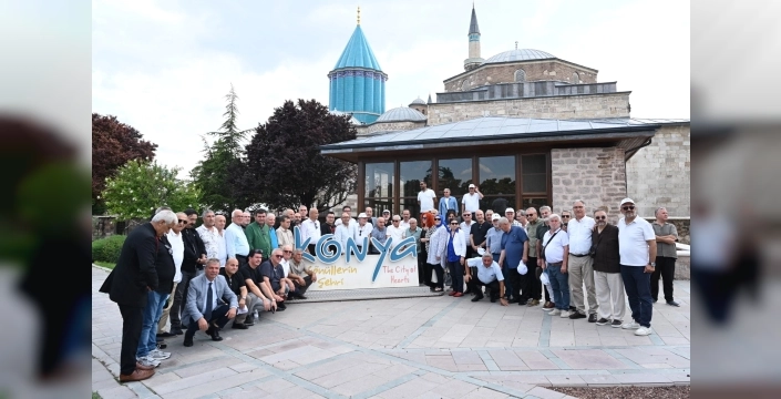 İzmirli STK başkanları ve gazeteciler, Konya'nın tarihi ve kültürel zenginliklerine hayran kaldı