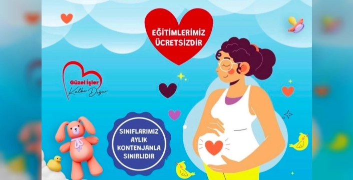 İzmit'te anne adaylarına bilinçli gebelik ve doğum için ücretsiz rehberlik