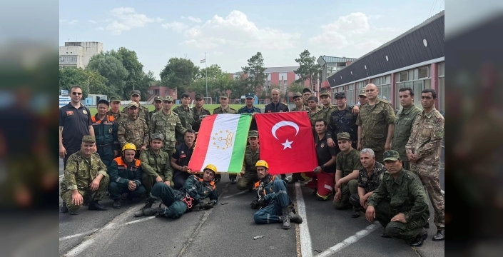 Konya Büyükşehir, Tacikistan'da itfaiye personeline eğitim verdi