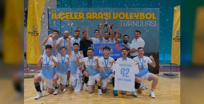 Konya'da voleybolun yeni şampiyonu Hadim oldu