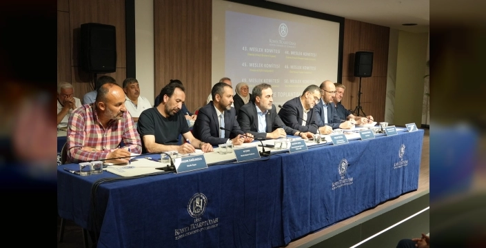 Konya Ticaret Odası, 70 meslek komitesiyle bir araya geldi