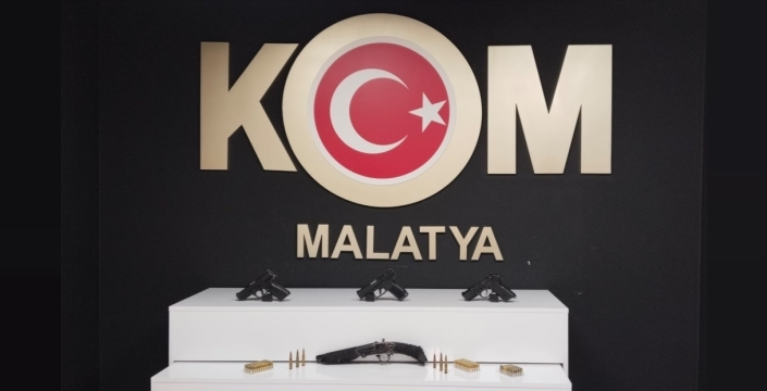 Malatya'da silah kaçakçılarına darbe: 7 şüpheli yakalandı