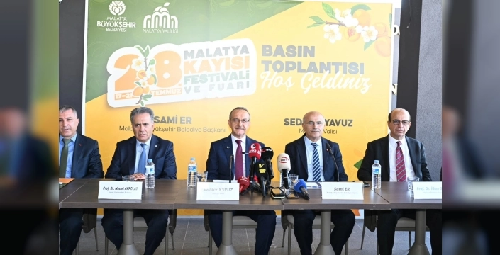 Malatya kayısı festivali ve fuarı, 28'inci kez kapılarını açıyor
