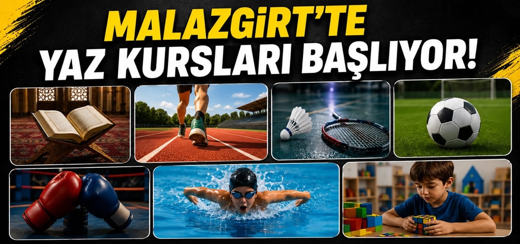 Malazgirt'te Yaz Kursları Başlıyor!