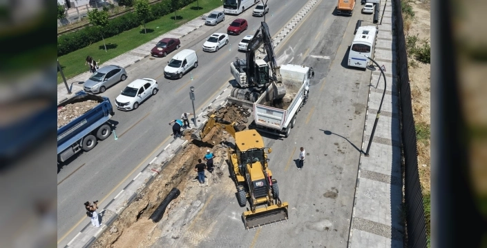 Manisa Cider Yolu’ndaki su baskınlarına kalıcı çözüm için altyapı yatırımları hız kazandı