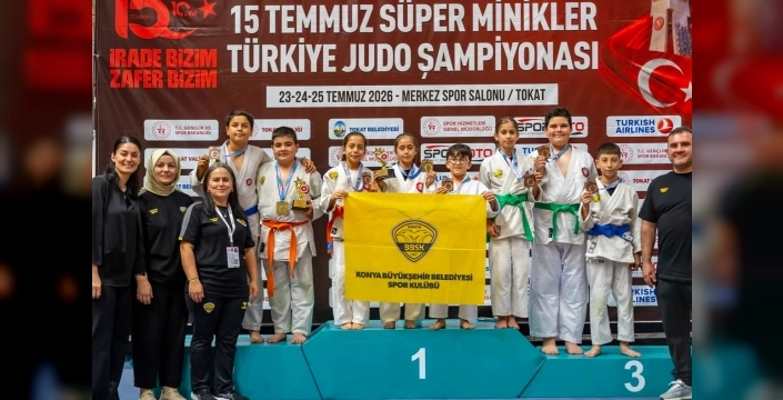 Minik judocular Tokat'tan 8 madalyayla dönerek gururlandırdı