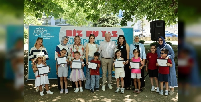 Nilüferli çocuklar, kütüphanelerde renkli bir dünyada okula merhaba dedi