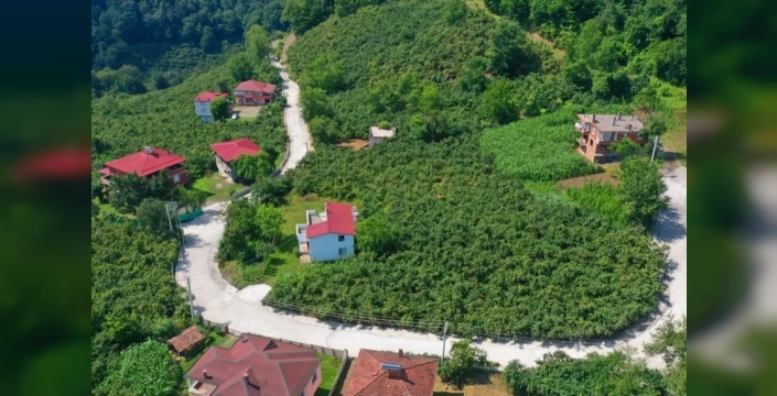 Ordu'da kırsal yollara konfor sağlanıyor