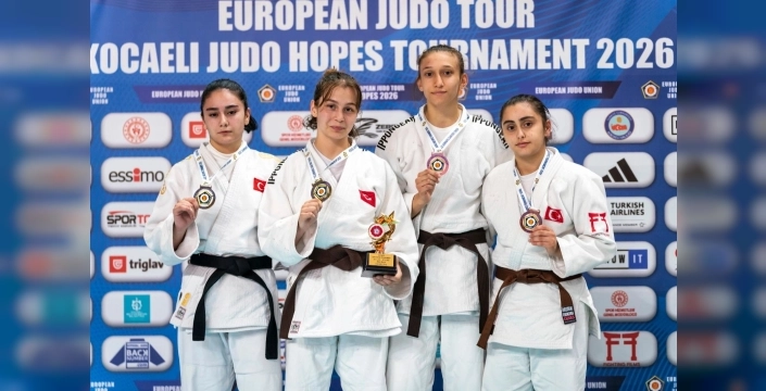 Osmangazi'nin genç judocuları Avrupa'da parladı: 1 altın, 1 gümüş, 2 bronz!