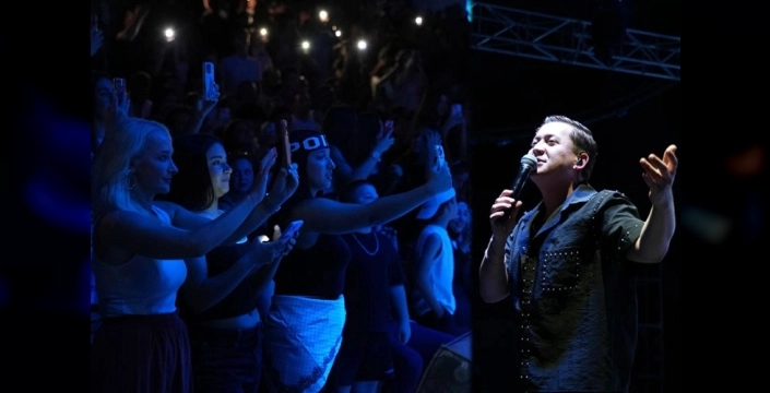 Poizi, Bursa Festivali'nde binlerce kişiyi tek yürek yaptı