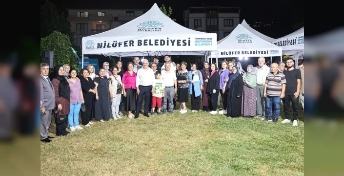 Şadi Başkan, Odunluk'ta halkla 'Akşam Çayı'nda buluştu