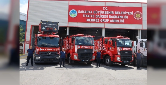 Sakarya itfaiyesine dev yatırım: 70 milyon TL'lik 6 yeni cankurtaran afetlere hazır