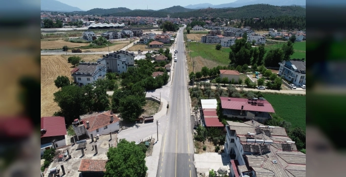 Seydikemer Belen'de yol sorunu tarih oluyor: 20 milyon TL'lik yatırım tamamlandı