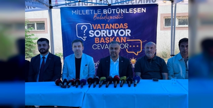 Tekir Mahallesi sakinleri sorularını doğrudan Başkan Toptaş'a sordu: Cevaplar yerinde verildi