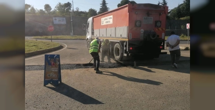 Trabzon'da altyapı çalışmaları sonrası yollar hızla yenileniyor