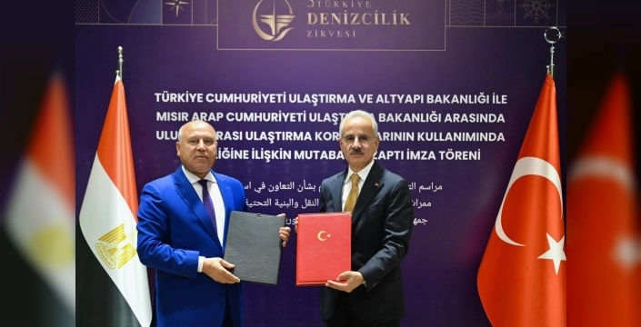 Türkiye ve Mısır arasında ulaştırma iş birliği mutabakatı imzalandı