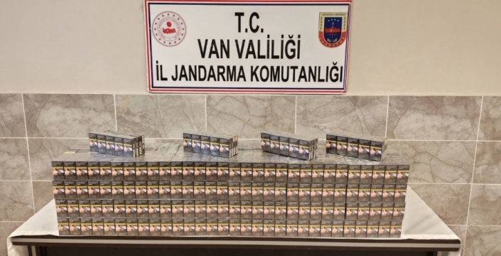 Van'da dev operasyon: 42 binden fazla kaçak sigara yakalandı!