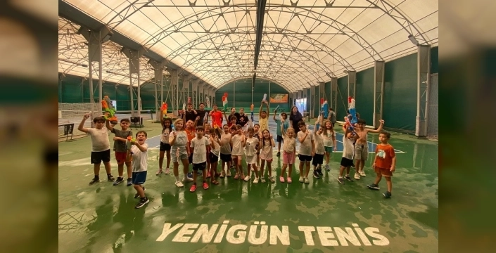 Yenigün Tenis Akademisi'nde yaz okulu ilk dönemi coşkuyla tamamlandı
