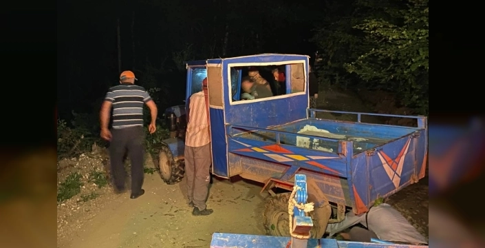 Yığılca'da 'pat pat' faciadan döndü: Sürücü hafif yaralı