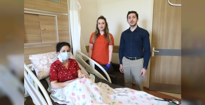 23 yıllık tümörlerden kurtuldu