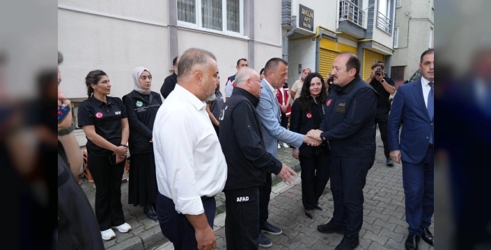 AFAD Başkanı Pehlivan, sel mağdurlarının ailelerine başsağlığı diledi