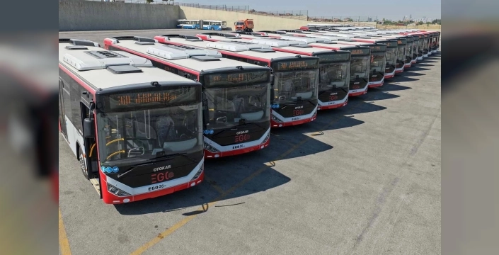 Ankara'ya 15 yeni otobüs daha katıldı