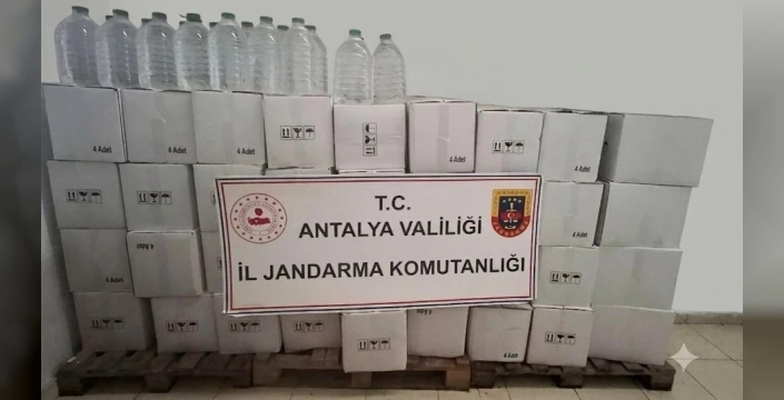 Antalya'da sahte içki üreticilerine operasyon