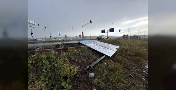 Ardahan'da etkili sağanak su birikintilerine yol açtı