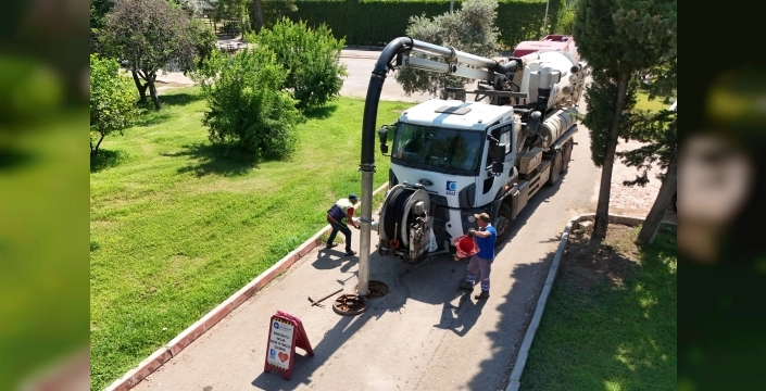 ASAT'tan Antalya'da kanalizasyon temizliği