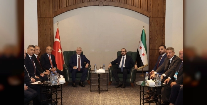 Bakan Bolat, Şam'da Suriye Yatırım Ajansı Başkanı ile görüştü