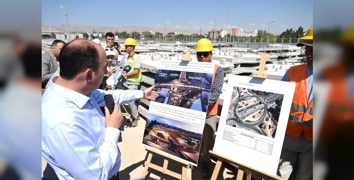 Başkan Altay, raylı sistem projelerini yerinde inceledi