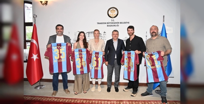 Başkan Genç, 'Sevdam Karadeniz' dizisi ekibini ağırladı