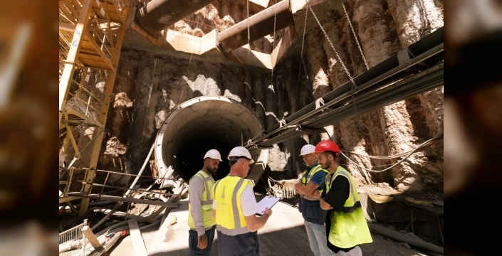 Buca Metrosu'nda tünel inşaatı devam ediyor