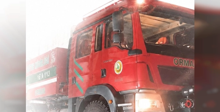 Bursa arazöz ekibi, Muğla dönüşünde kaza yaptı